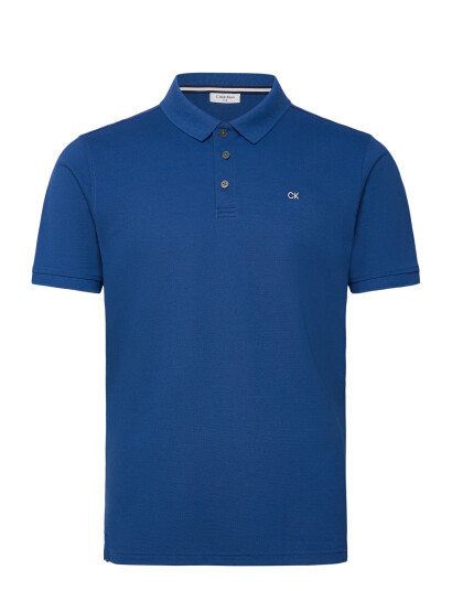 Calvin Klein Golf Quad Polo - Blue - S Calvin Klein Golf Quad Polo - Blue - S