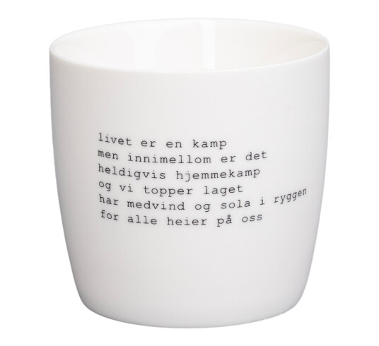 Sögne Home Krus Hjemmekamp 30cl hvit