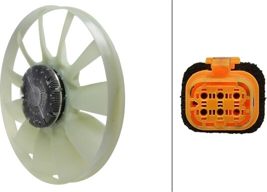 HELLA 8MV 366 438-161 Kjølevifte