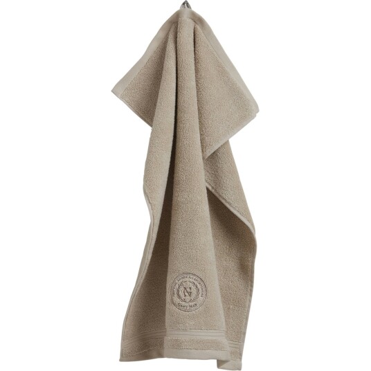 Gant Home Crest Håndkle 50x70 cm Putty Gant Home Crest Håndkle 50x70 cm Putty
