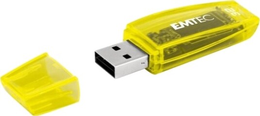 Emtec C410 Neon 16 Gb Usb Type-A 2.0 15 Mb/S Med Lokk Oransje Gult
