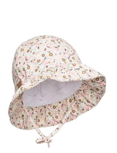 Melton Bell Hat W/Print Pink 45