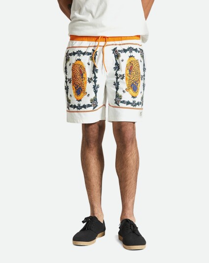Brixton Woyage Shors 18" Blå, Hvit