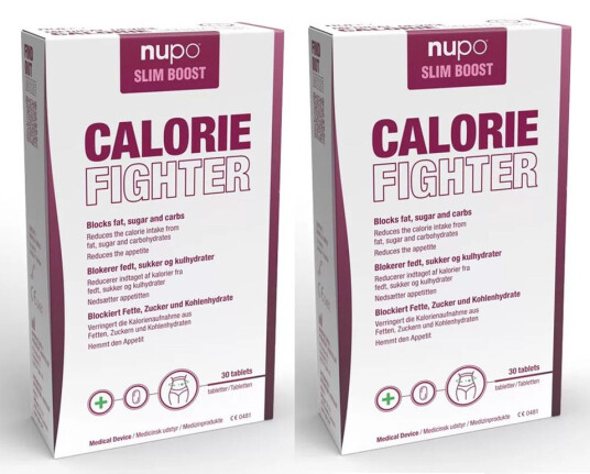 Nupo - 2 x Slim Boost Calorie Fighter 30 tabs Nupo - 2 x Slim Boost Calorie Fighter 30 tabs
