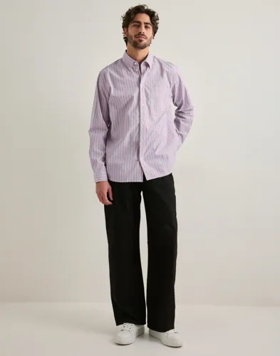 Les Deux Kent Stripe Poplin Shirt Stripete skjorter Rosa Les Deux Kent Stripe Poplin Shirt Stripete skjorter Rosa
