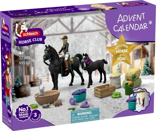 Schleich Horse Club 2026 Adventskalender med Hest og Føll Schleich Horse Club 2026 Adventskalender med Hest og Føll