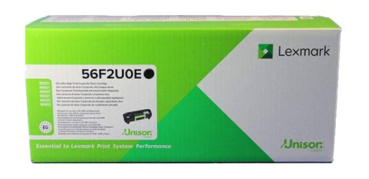 Lexmark MS 521dn/621dn XL BK Toner - 56F2U0E Original - Svart 25000 sider