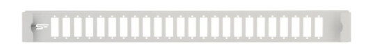 Stalflex Optics Panel 19" 1U 24Xcs Dpx Gray P19-1U-24D-G