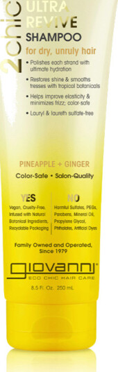 Giovanni ananas og ingefær sjampo 250 ml