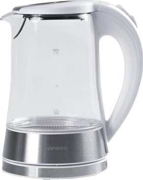 Orava Vk 4017 W 1,7 L 2200 W Hvit Glass Plastikk Vannivåindikator Overopphetingsbeskyttelse