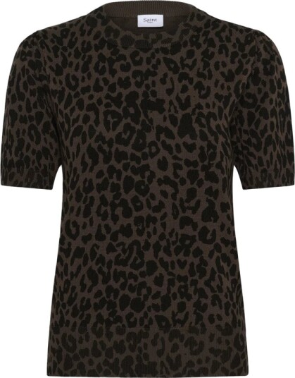 Saint Tropez Dame Strikkevarer Brun XS,