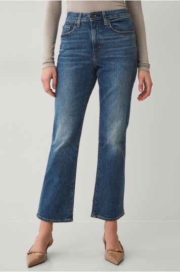 Levi's - Jeans 725 Authentic Kick Boot Ankle - Blå