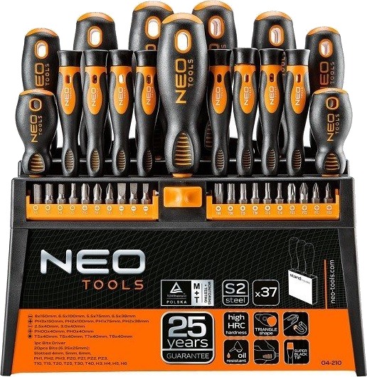 NEO TOOLS 04-210 Bolt-utskruer-sett NEO TOOLS 04-210 Bolt-utskruer-sett