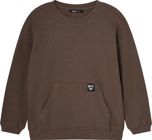 Ellos Collection Collegegenser med vaffelstruktur Brun