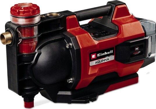 Einhell Aquinna 3,7 Stang Trådløs Vannpumpe 3800 L/T Sort Rød
