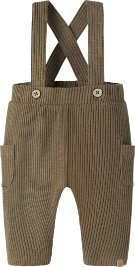 Lil" Atelier Bukser   Rib   NbmRajo   Loose   Kenguru   Lil Atelier   74   Bukser   bomull   Brun