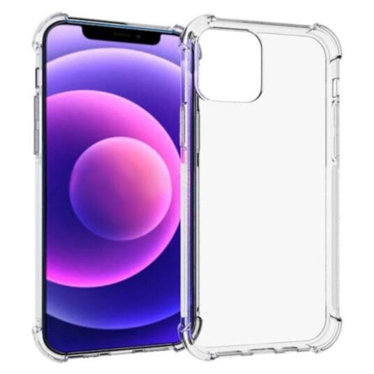 INCOVER iPhone 13 Mini Shock-Proof Fleksibel Plast Deksel - Gjennomsiktig