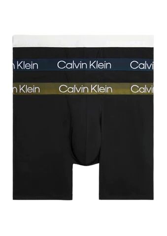 Calvin Boxer Brief 3Pk - B-Vaprs Gry/Dark Olive/Bl Bry Wb XL Calvin Boxer Brief 3Pk - B-Vaprs Gry/Dark Olive/Bl Bry Wb XL