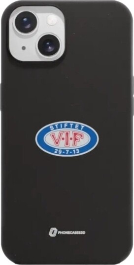 Phonecases3D iPhone 15 VIF komposterbart deksel, svart