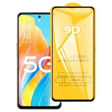 Oppo A1 9D Full Dekning Beskyttelsesglass Svart Kant