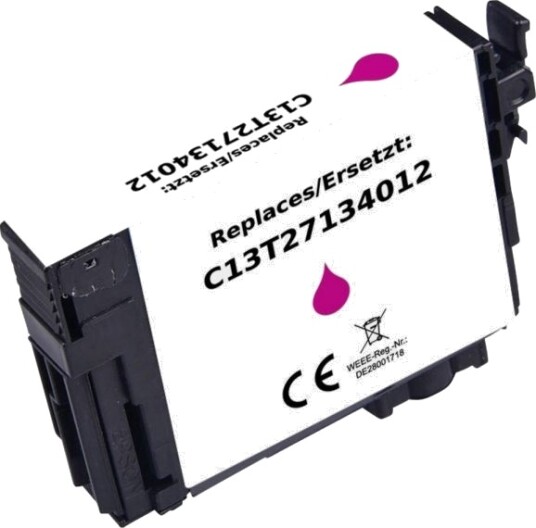 Renkforce Blekk Erstatter Epson T2713 27Xl, C13t27134012 Kompatibel Magenta Rf-Et2713xlm Rf-6922902 Renkforce Blekk Erstatter Epson T2713 27Xl, C13t27134012 Kompatibel Magenta Rf-Et2713xlm Rf-6922902