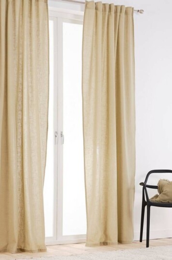 Jotex ÖRGRYTE multifunksjonsgardin 2-pk Twill 1519389-04-250 1519389-09-250