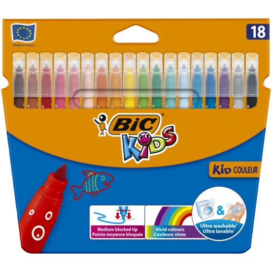 BIC Kids Couleur Tusjpenner 18-set