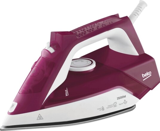 Beko Sim3126r Dampstrykejern Keramisk Strykesåle 120 G/Min Rød 35 G/Min 0,24 L