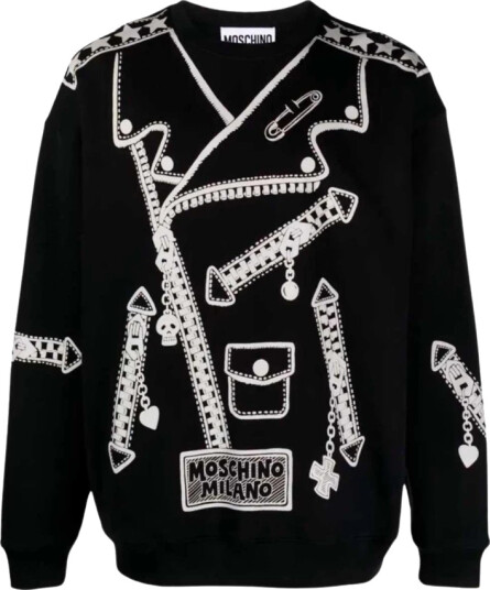 Moschino Herre Gensere & Hettegensere Svart M, Moschino Herre Gensere & Hettegensere Svart M,