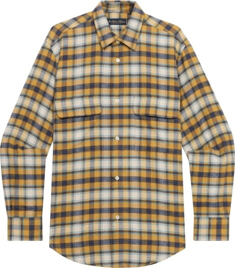Brooks Brothers Herre Skjorter Gul L,