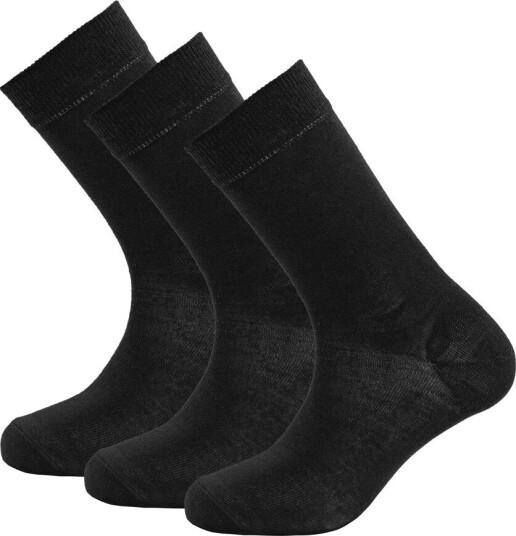 Devold Men's Daily Merino Light Sock 3pk Black 41-46