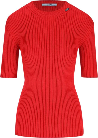 Prada Dame Strikkevarer Rød M,
