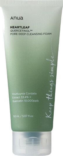 Anua Heartleaf Quercetinol Pore Deep Cleansing Foam 150 Ml