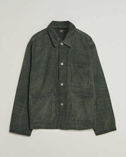 RRL Empire Shirt Jacket Vintage Grey RRL Empire Shirt Jacket Vintage Grey