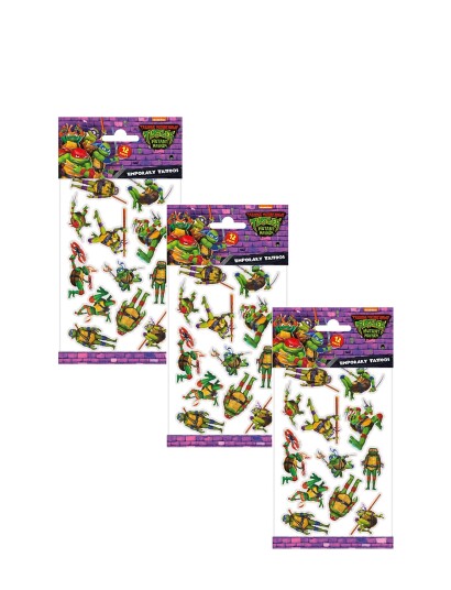 Joker Tattoos Ninja Turtles - Multi/patterned - ONE SIZE Joker Tattoos Ninja Turtles - Multi/patterned - ONE SIZE