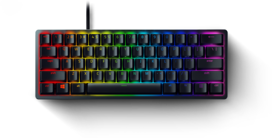 Razer Huntsman Mini 60% Gamingtastatur med RGB Belysning - Nordisk - Svart Razer Huntsman Mini 60% Gamingtastatur med RGB Belysning - Nordisk - Svart