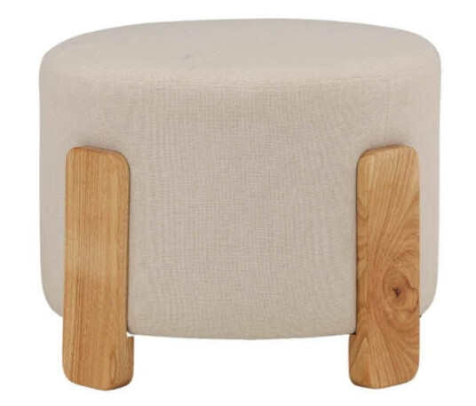 Venture Home Coffey puff, fotskammel Ø52,5cm brun. 1662086-04-140 1708773-01-0