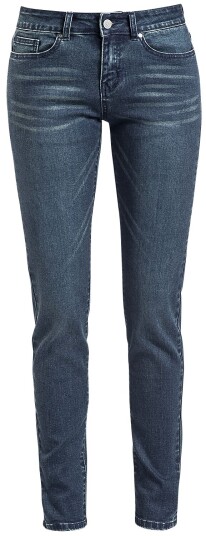 RED by EMP Jeans Skarlett in Blue with Light Wash W26L32 til W40L34 Damer blå