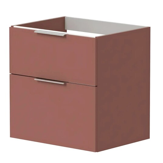 Korsbakken Big Servantskap 2 Skuffer - Ekstra høy Underskuff Antikk rød / 60cm Korsbakken Big Servantskap 2 Skuffer - Ekstra høy Underskuff Antikk rød / 60cm