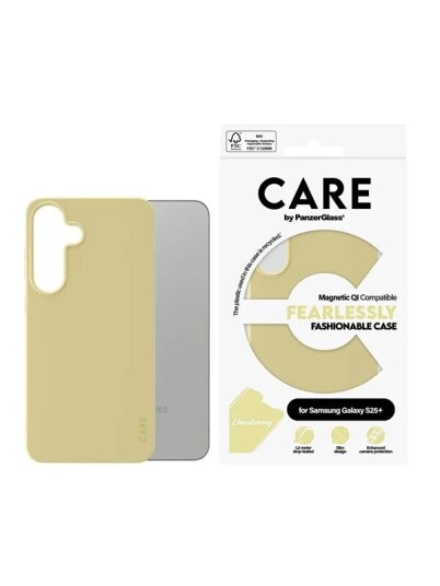 CARE by PanzerGlass Mobildeksel Chardonnay for Samsung Galaxy S25+ - QI Kompatibel