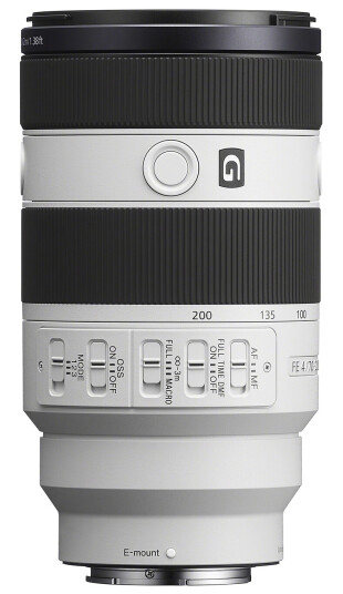 Sony FE 70-200mm f/4 G OSS II Telezoomobjektiv Fullformat med Autofokus og Bildestabilisering Sony FE 70-200mm f/4 G OSS II Telezoomobjektiv Fullformat med Autofokus og Bildestabilisering