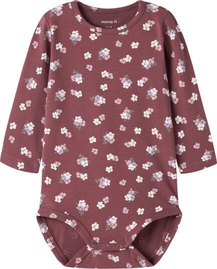 Name It Nbfvandora Ls Body Box Burgundy 50