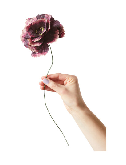 Studio About Paper Flower Purple L:12.0CM Studio About Paper Flower Purple L:12.0CM