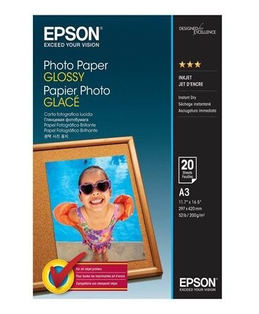 Epson Photo Paper A3 20 sheets / C13S042536 Epson Photo Paper A3 20 sheets / C13S042536