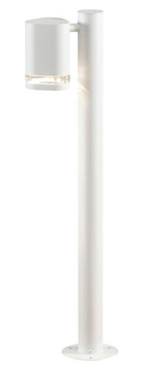 Konstsmide Modena lyktestolpe GU10 hvit inkl stolpe IP44 - 7747016
