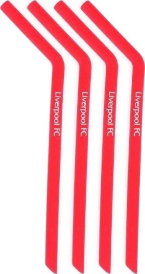 Liverpool Sugerør 4-PK Rød Liverpool FC størrelse One Size