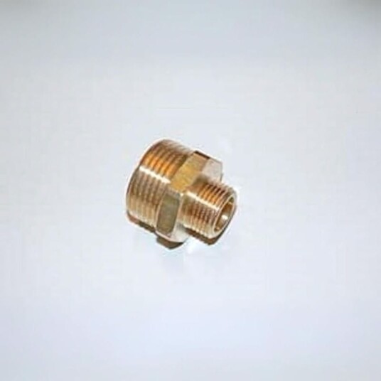 Høiax Messing Overgangsansatsnippel 1/2"X3/8"