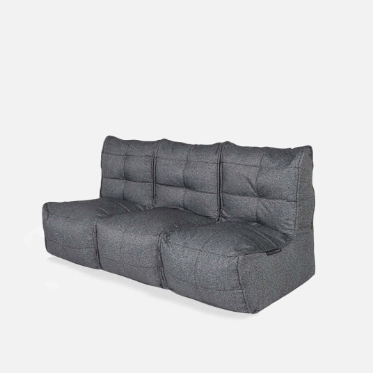 Mod 3 Movie Couch Modulsofa Titanium Weave Mod 3 Movie Couch Modulsofa Titanium Weave