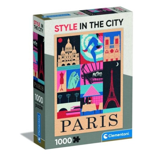 Clementoni Puslespill 1000 Brikker Style in the City: Paris