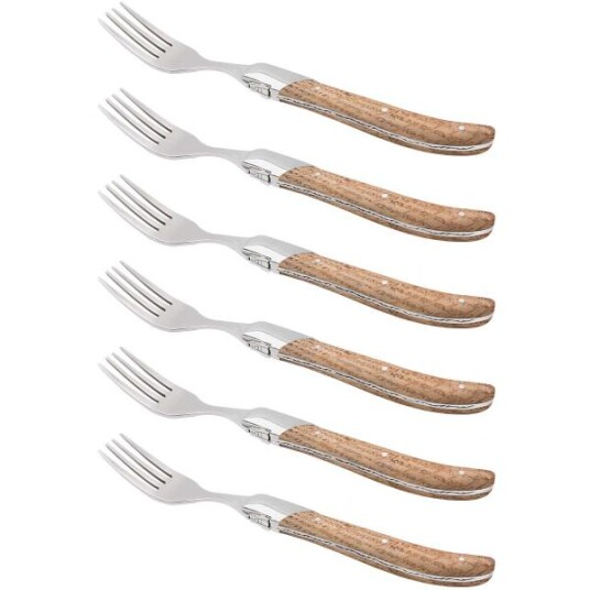 Laguiole by Hâws Biffgafler 6 deler eik Laguiole by Hâws Biffgafler 6 deler eik